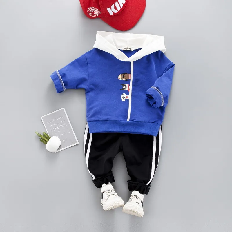 Cute Toddler Newborn Kids Baby Children Boys Girls Cotton Warm Clothing Long Sleeve T-shirt Tops 0-4Years Two-piece trousers | Детская