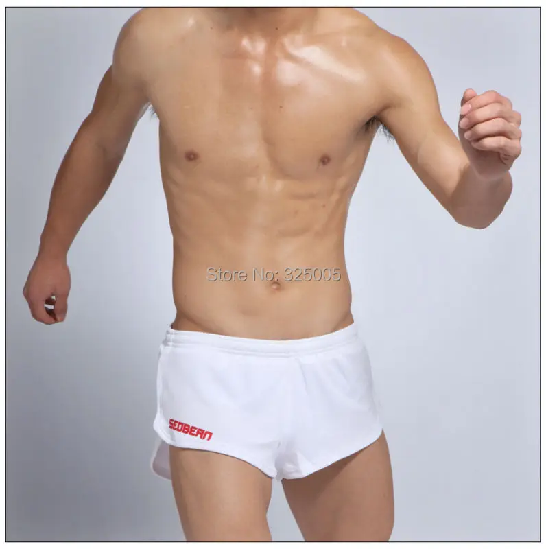 Мужские спортивные шорты мужские свободные однотонные для бега Полиэстеровые