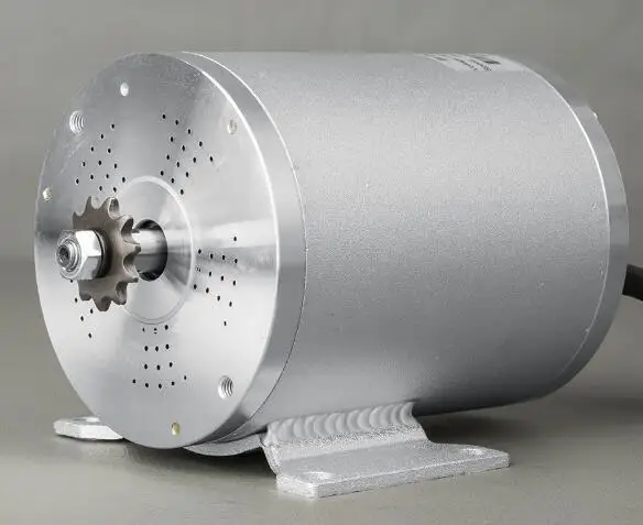 KUNRAY BLDC 60 в 2000 Вт электровелосипед моторы для мотокросса высокая скорость 4600 об/мин для 2 колеса электрический скутер велосипед дропшиппинг - Цвет: Motor With Foot