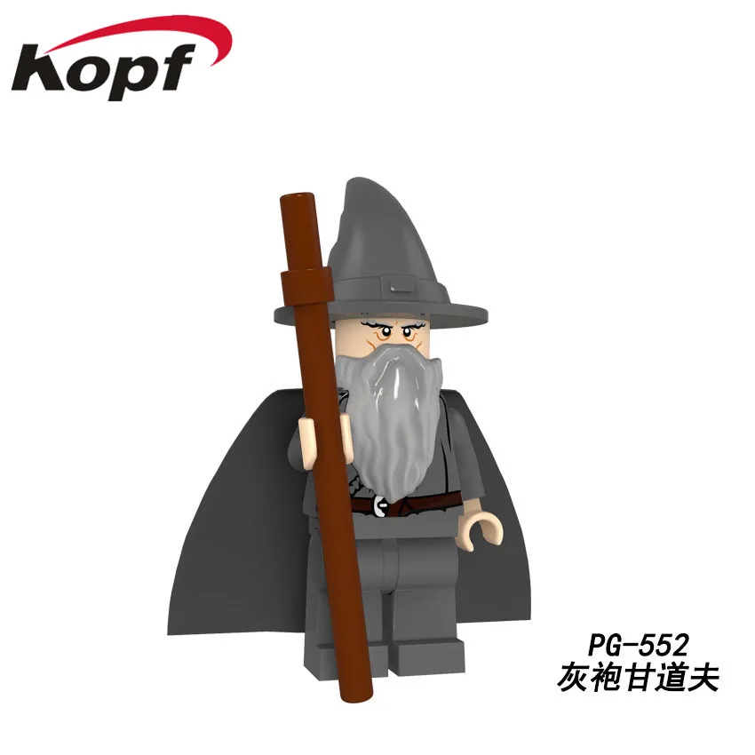 PG8160 Одиночная распродажа Хоббит Властелин колец Samwise Gamgee Frodo Baggins Aragorn Gandalf Radagast фигурки Кирпичи Детские игрушки