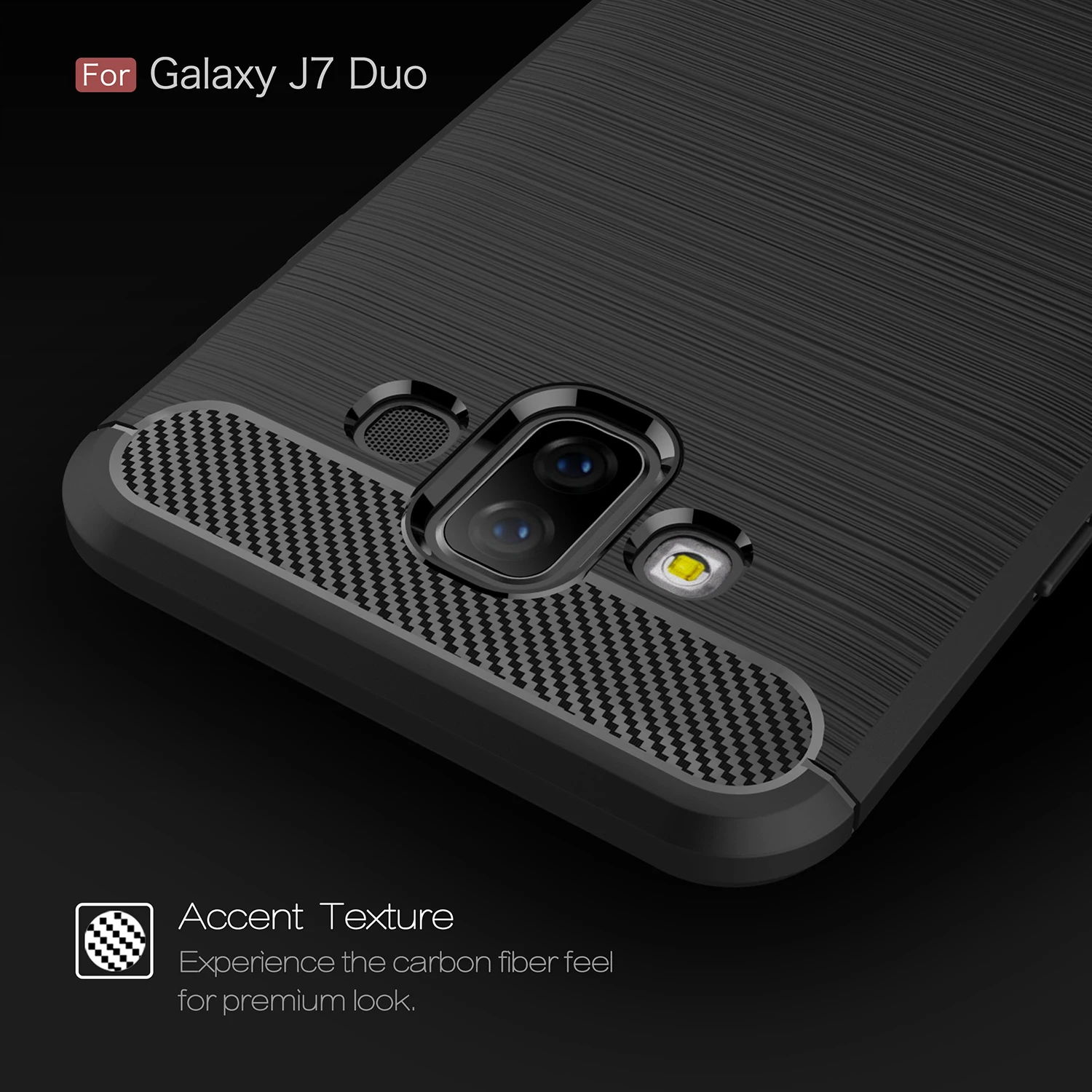 Чехол Wolfsay для Samsung Galaxy J7 Duo (2018) ударопрочный резиновый силиконовый чехол из ТПУ