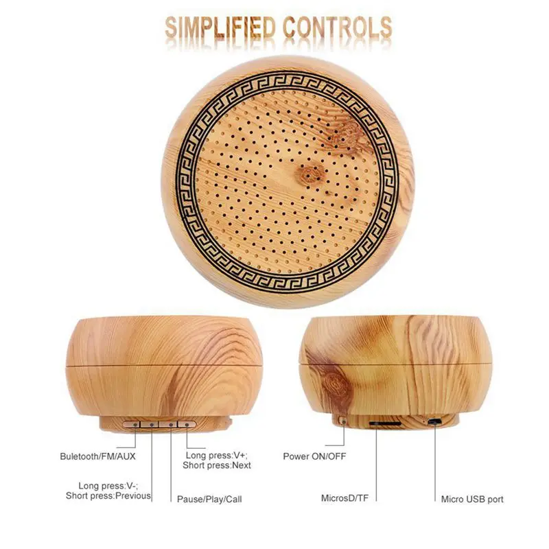 ABGN горячий Bluetooth динамик портативный мини открытый беспроводной s деревянный