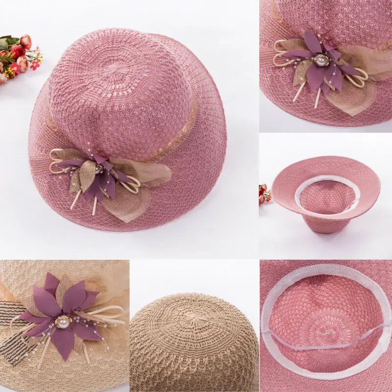 Женская широкополая соломенная шляпа женская широкий пляжный навес Кепка s Sun