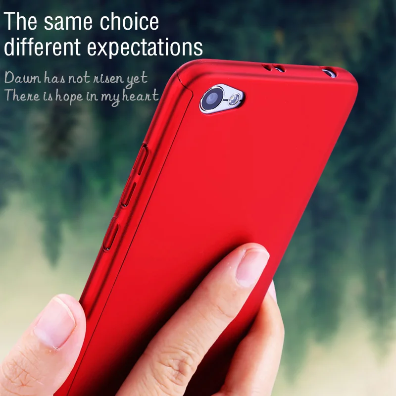 360 Защитные чехлы для Xiaomi Redmi Note 4 4X 5A 4A полное покрытие жесткий корпус