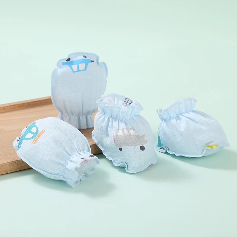 

Детские варежки с принтом для новорожденных, Детские хлопковые варежки с защитой от захвата, несколько предметов, товары для мам и детей