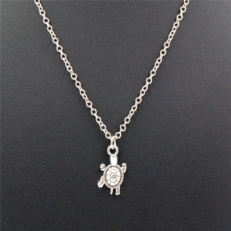 1 шт. подвеска в стиле бохо с синими черепахами ожерелье милые животные ювелирные