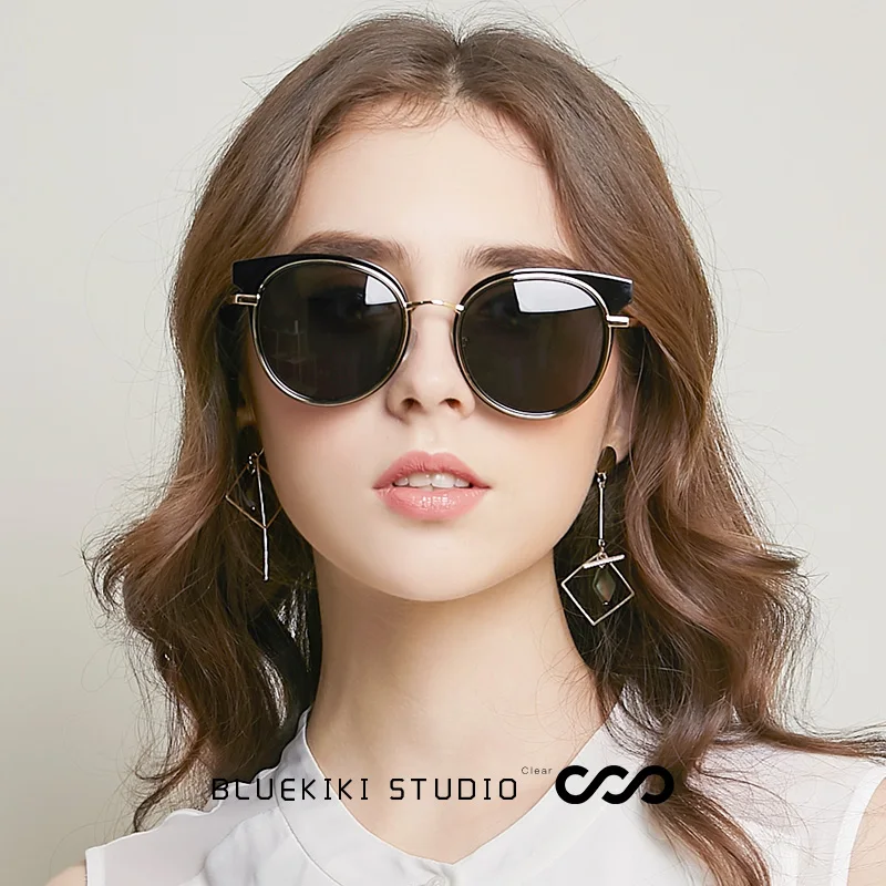 KIKI 2019 Для женщин солнцезащитные очки Поляризованные Ретро в форме кошачьих глаз