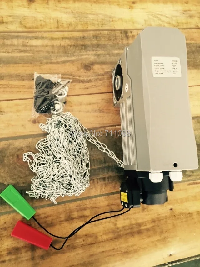 220VAC 400W 50N.M Industrial door opener industrial sectional operator motor whole set including and controller |