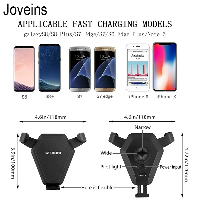 Автомобильный держатель для телефона на лобовое стекло jovein высокотехнологичный