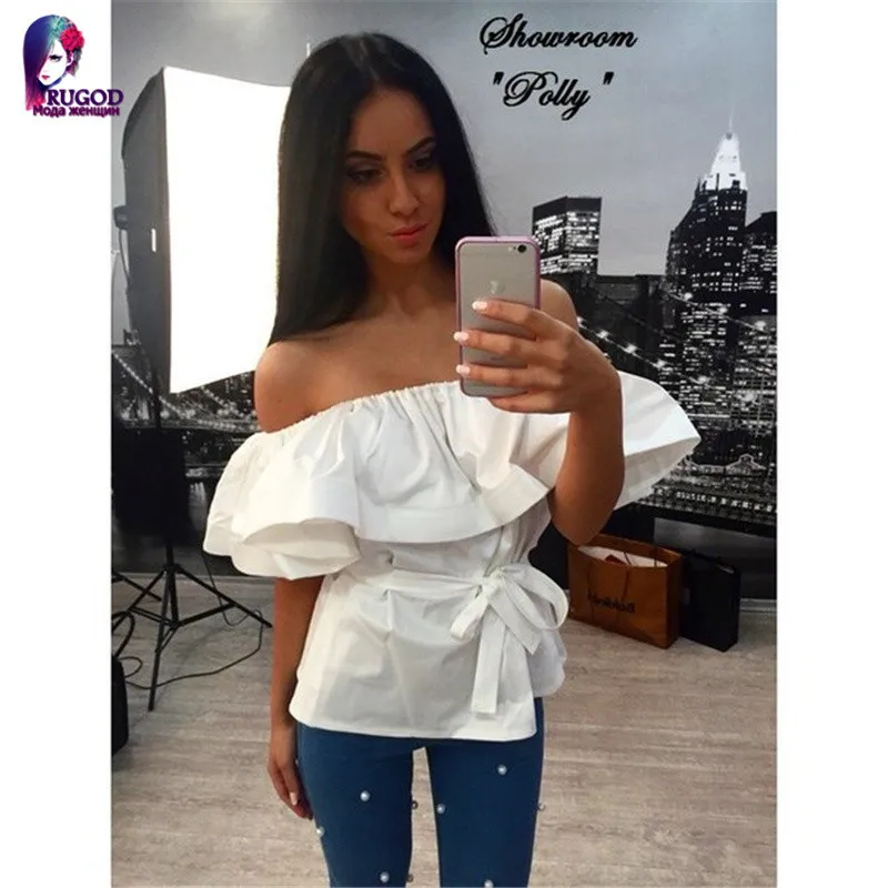 short white Летнее платье, новинка, модное женское платье, белое, розовое, сексуальное, без бретелек, с оборками, Мини платье для вечеринки, Макси платье с поясом - Цвет: short white