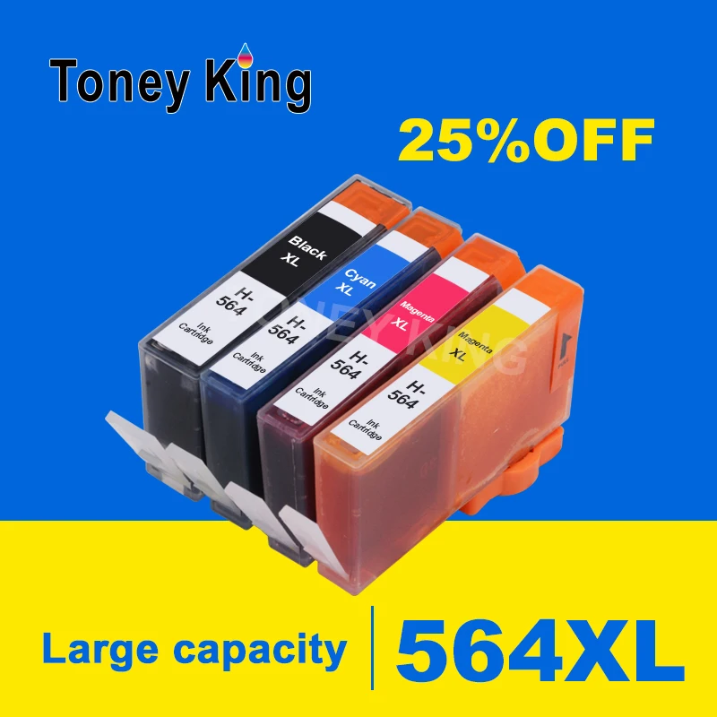 

Ink Cartridge for HP 564 for HP564 564XL Photosmart 5510 5511 5515 5520 5525 6510 6512 6515 6520 7510 7515 Printer Cartridges
