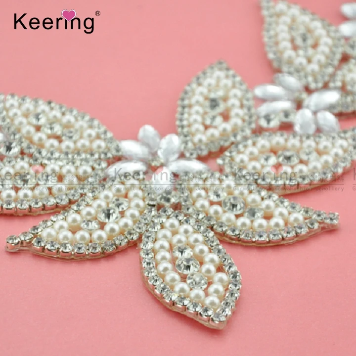 

New Arrival Crystal Iron on Rhinestone Patches WRP-001
