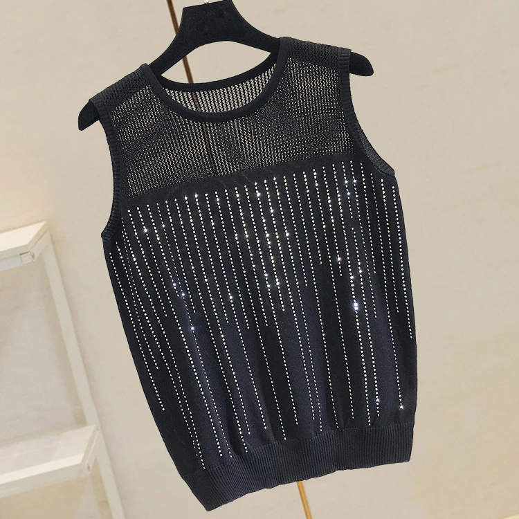 Лидер продаж жилет для женщин новая летняя модная футболка без рукавов с