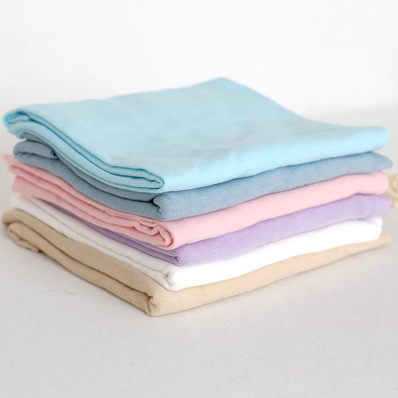 Newborn Stretch Knit Wrap Layer Fabric Soft Swaddle Photography Props Cocoon | Мать и ребенок