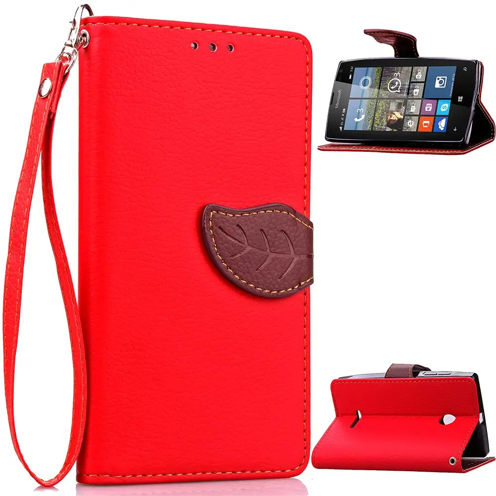 High Quality Case for Nokia Microsoft Lumia 532 Wallet Leather Folio Holder Stand Phone Bag Cover Card Coque | Мобильные телефоны и