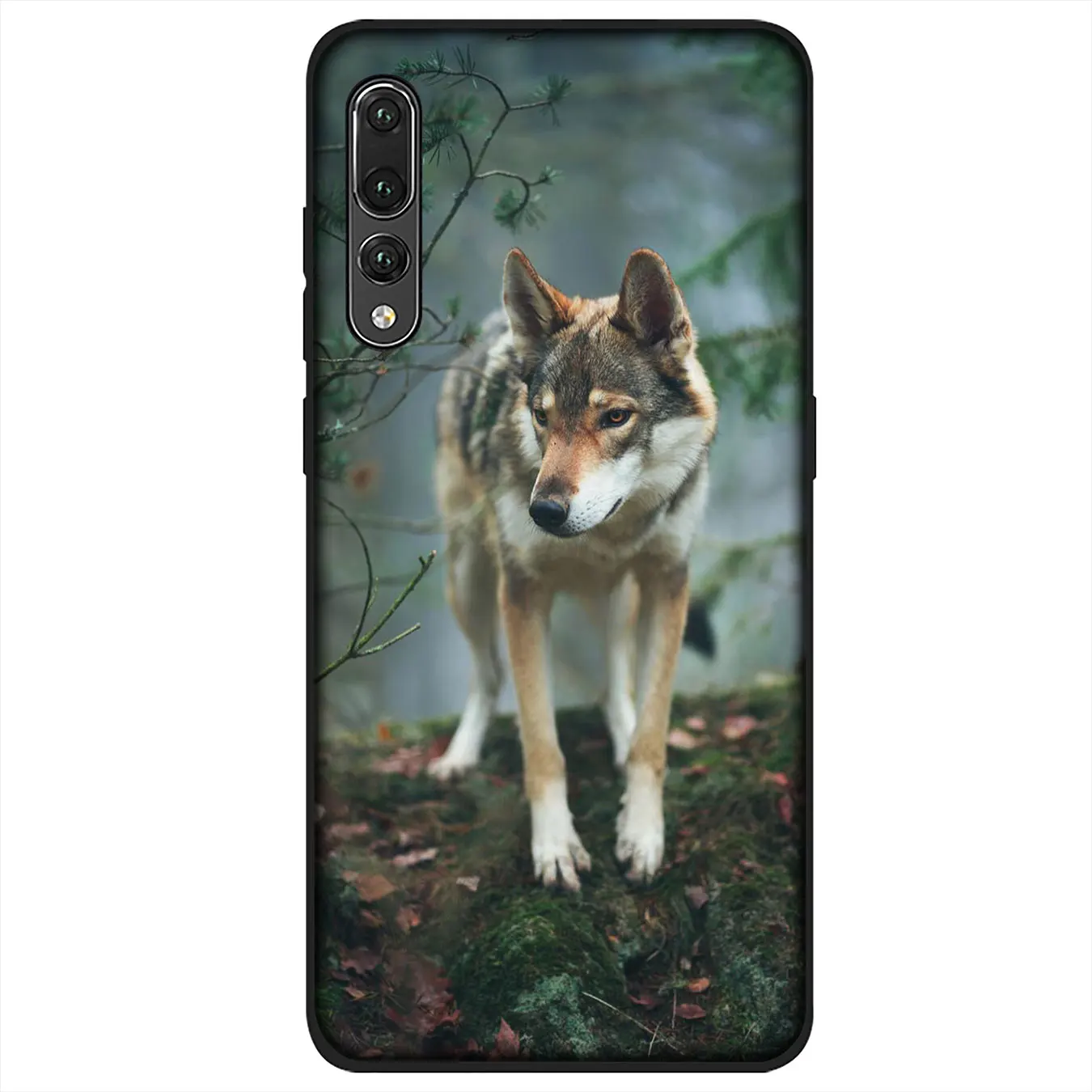 YIMAOC волк Собака Мягкий силиконовый чехол для Huawei P30 P20 Pro P10 P9 Lite Mini 2017 2016 черный P Smart