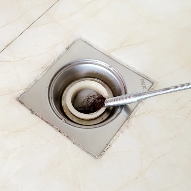 Ручной пресс для слива туалета ванная комната инструмент удаления волос