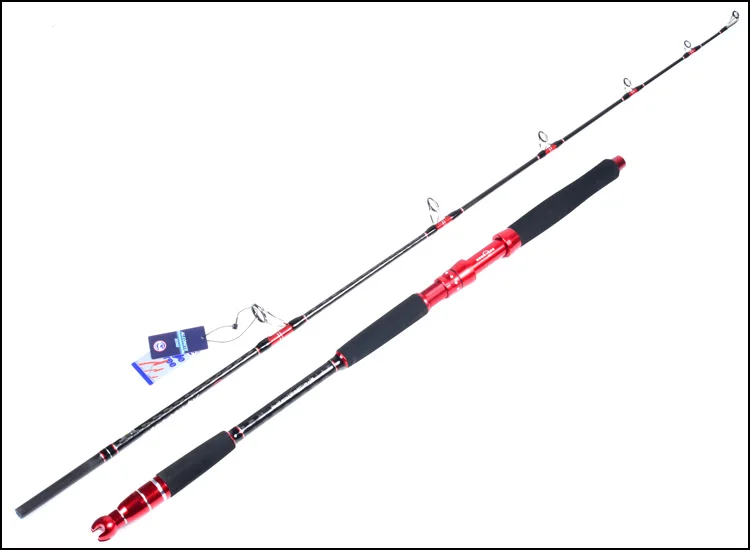 SEEKBASS японский Полный fuji части джиг стержень 1,68 м 37 кг лодка стержень синий и красный цвет джиг удилище океан удочка