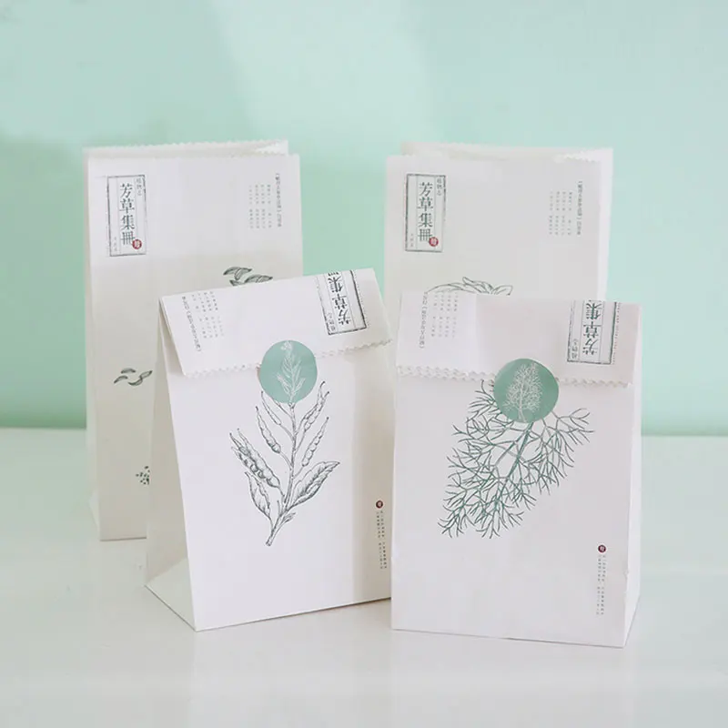 4 шт 13*23*8 см &quotнатуральная&quot серия бумажный мешок с наклейками лучшие подарочные