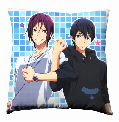 Аниме Манга бесплатно! IWatobi swim Club 40x40 см, наволочка, чехол для подушки, постельные принадлежности, чехол для подушки - Цвет: Светло-зеленый