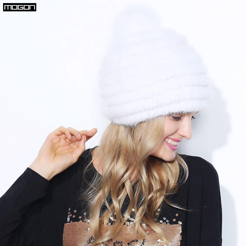 2018 Hot Sale Winter Mink Fur Hat For Women Genuine Natural Pineapple Cap Russian Beanies Fashion Good Quality Thick Warm Hats |