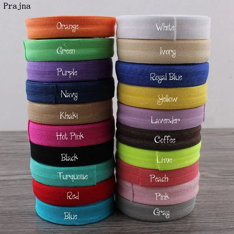 

Prajna 15MM Elastic Band Ribbon Colorful Cotton Nylon Sewing Lace For Garment Girl Hair Bands Accessories Clothing DIY Bag Home