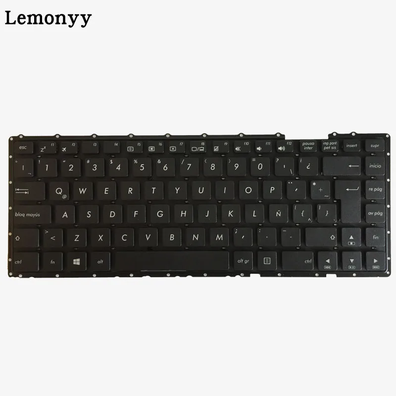 По-испански/латиноамериканских танцев Клавиатура для ноутбука Asus X451 X451C X451CA X451MA X451MAV A455 A450 X455 X454 R455 A455L F455 X403M W419L SP/LA