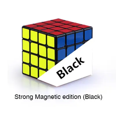 black strong QiYi valk 4 M 4x4x4 Магнитный магический скоростной куб профессиональный Valk 4 M магниты головоломка кубики Valk4 M Cubo Magico 4x4 Stickerless - Цвет: black strong