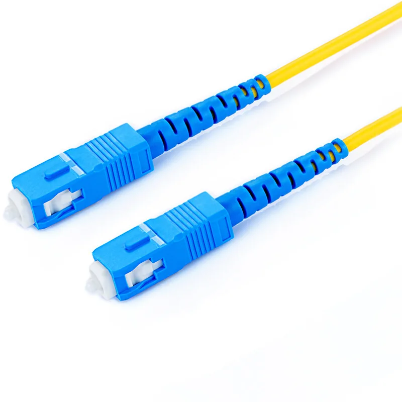 SC UPC Patchcord Simplex 2 0 мм ПВХ одномодовый волоконный патч-кабель патч-корд Оптическое