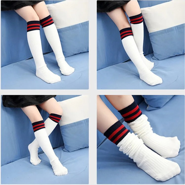 Весенне осенние детские дышащие полосатые гольфы|children socks|socks boysgirls knee socks |