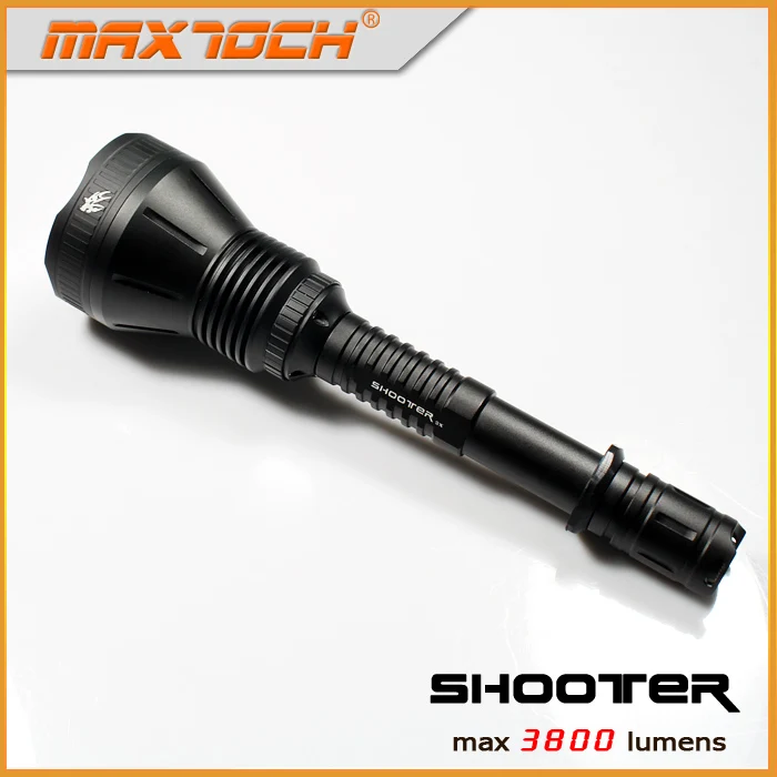 MAXTOCH Shooter 2X XHP70.2 версия 3800 люмен, широкий угол луча, нейтральный белый широкий угол луча поисковый фонарик - Цвет: Коричневый