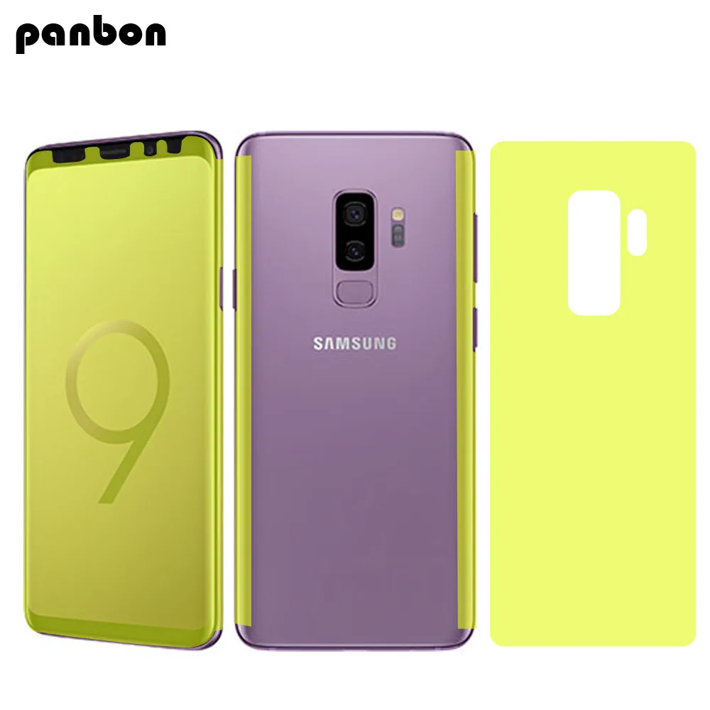 Защитная пленка для Samsung A8/ S9 8/ plus/ A8plus Note 8 полностью закрывающая экран нано ТПУ