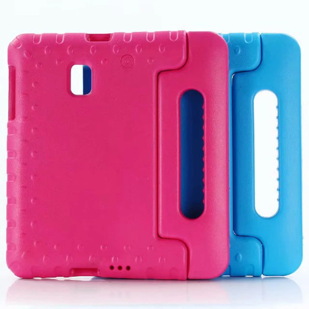 

EVA Portable Handle Stand Kids Safe Foam Shockproof Cover For Samsung Galaxy Tab A 8.0 2017 T380 T385 Full Body Protection Case
