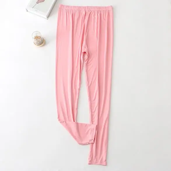 pink M-5XL размера плюс, домашние штаны, Женская Весенняя Осенняя Пижама, штаны из модала, хлопковые пижамы, штаны для женщин, одежда для отдыха, штаны - Цвет: pink