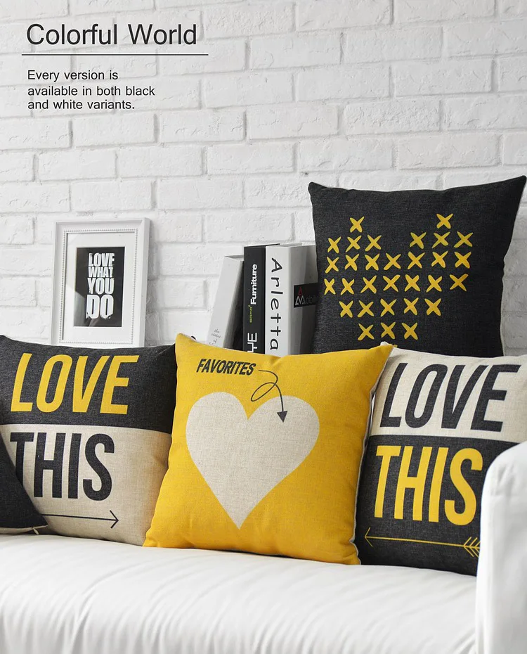 Модная декоративная подушка в форме сердца домашний декор льняная хлопковая