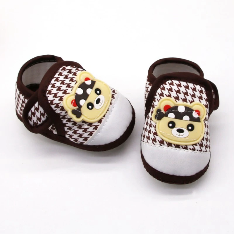 

Baby Boy Girl First Waker Shoes Cartoon Pattern Anti-Slip Shoes Casual Walking Shoe Toddler Soft Soled First Walkers Shoes