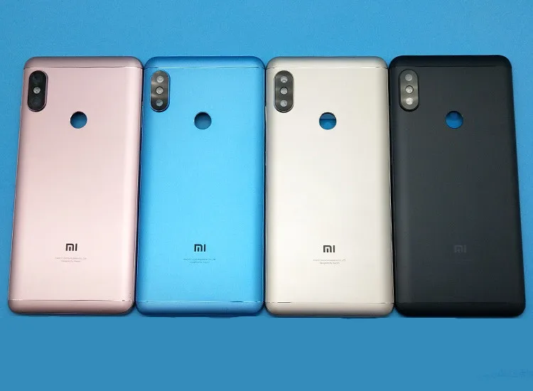 Новинка для Redmi Note 5 Pro Задняя крышка батареи+ боковые кнопки+ объектив вспышки камеры запасные части для Xiaomi Redmi Note 5