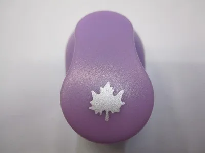 Maple leaf Мини furador 8/10 мм с украшением в виде милого цветка Бумага резак пуансон ручная машина для тиснения просверленные Скрапбукинг furadores Эва(этиленвинилацетат - Цвет: Maple leaf