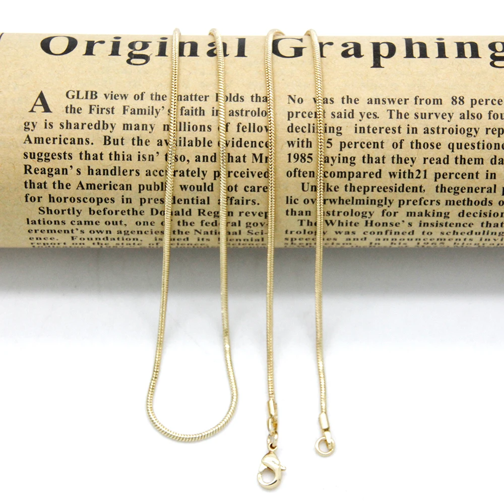 2017 оптовая продажа роскошные несексапильные цепи золотого/розового золота 80 см