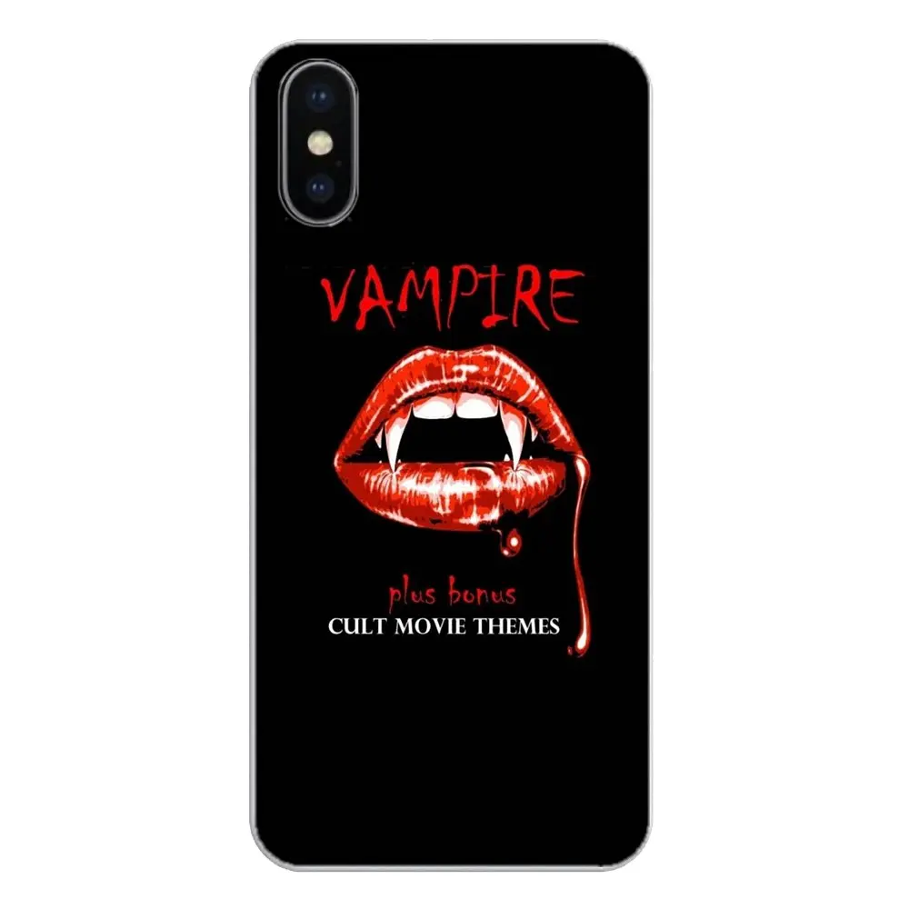 For Huawei G7 G8 P7 P8 P9 Lite Honor 4C 5X 5C 6X Mate 7 8 9 Y3 Y5 Y6 II 2 Pro 2017 Silicone Phone Covers blood Sexy Vampire lips |