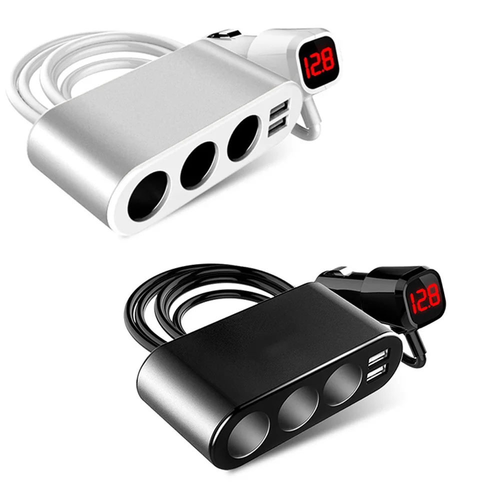 12-24 В Универсальный Автомобильный USB прикуриватель разветвитель адаптер питания