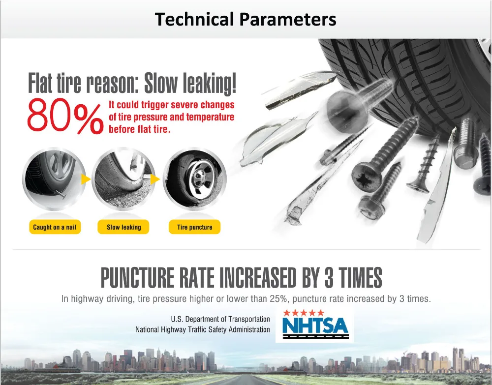 Steelmate TPMS TP-76 система контроля давления в шинах, комплект автосигнализации, светодиодный прикуриватель, 4 внешних датчика, автомобильный диагностический инструмент