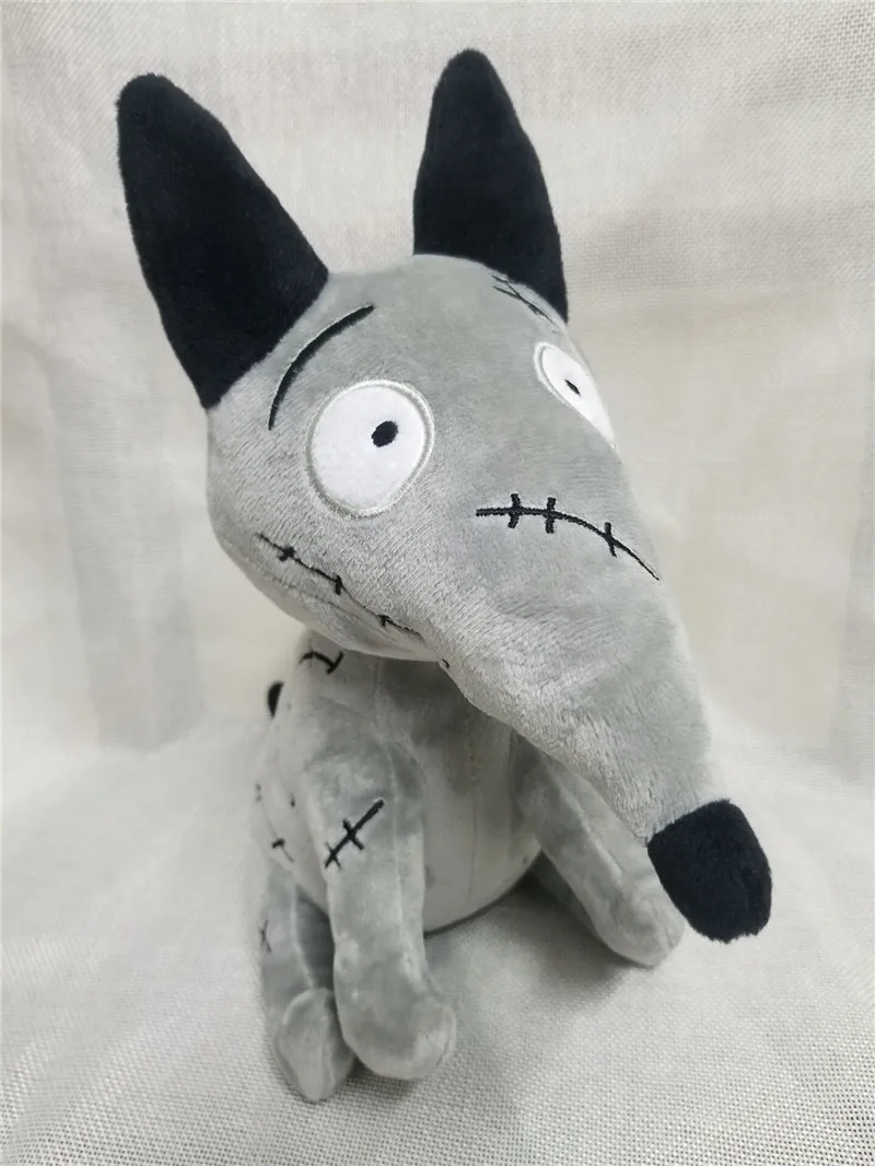 Редкий Tim Burton Frankenweenie 1" плюшевая игрушка для собак Sparky