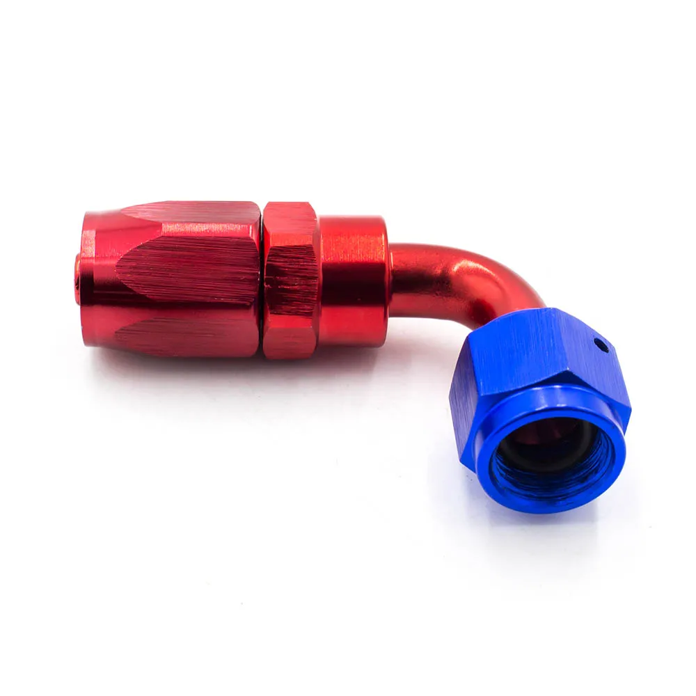 CNSPEED AN6 фитинги AN06 алюминиевые 90 градусов масло/топливо/поворотный угловой фитинг