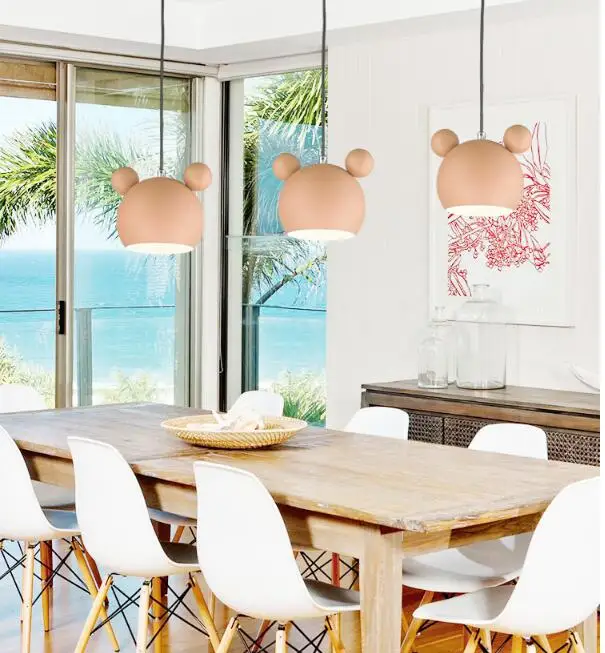 Очаровательные комбинезоны с рисунком Микки Маус железный подвесной светильник