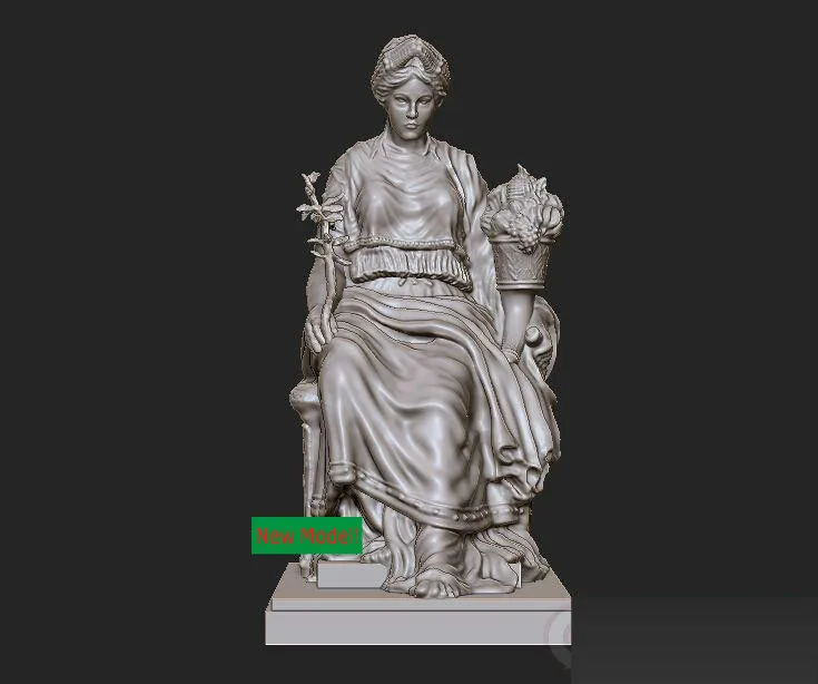 

3D модель для ЧПУ 3D cnc машина в формате STL файл мирная леди