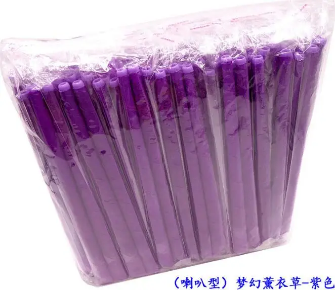 100 pcs Purple 100 шт./лот мечты фиолетового цвета ароматерапия ухо свечи фиолетовые прямые ушной серы уход за ушами с затычками для D50 - Цвет: 100 pcs Purple