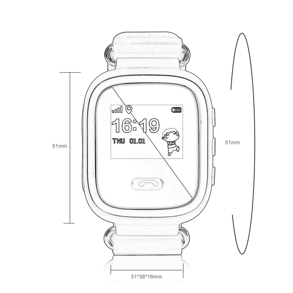 Детские умные часы G60 Safe Keeper SOS Вызов анти потеря трекер для детей базовая станция
