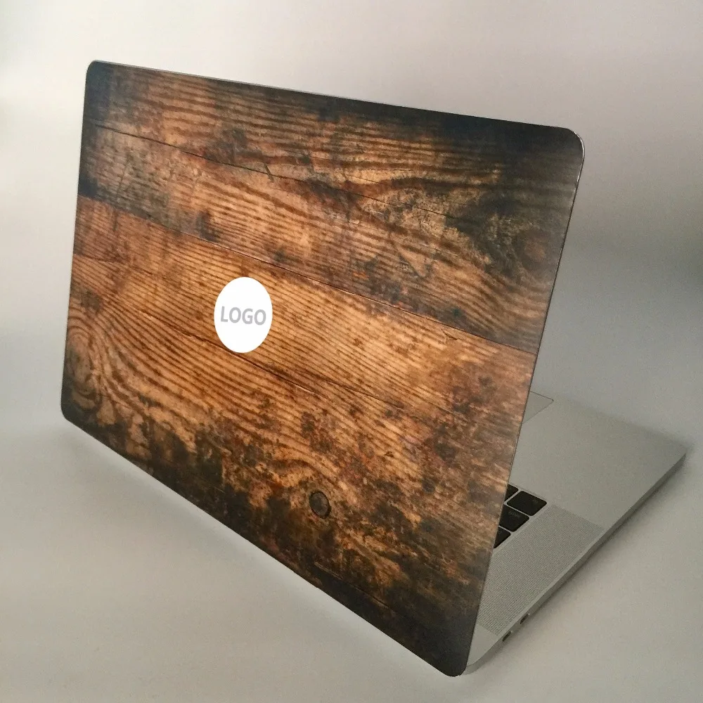Наклейка для ноутбука с эффектом дерева, наклейка для MacBook Air Pro retina 1" 13" 1", виниловый чехол Mac, чехол для ноутбука с полным покрытием
