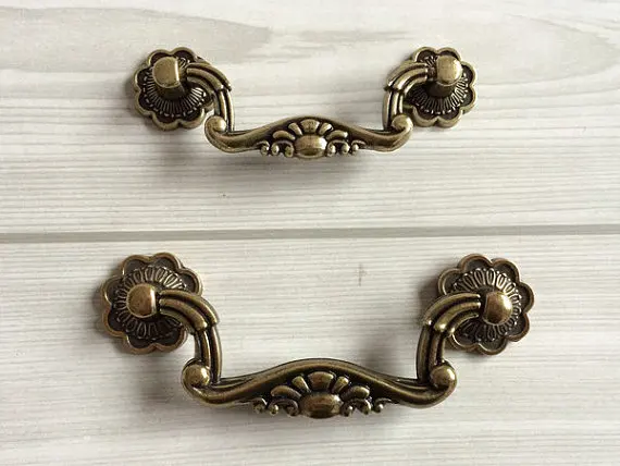 Ручки для комода ручки выдвижных ящиков античные бронзовые кухонного шкафа в